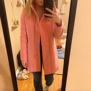 J crew pink coat
